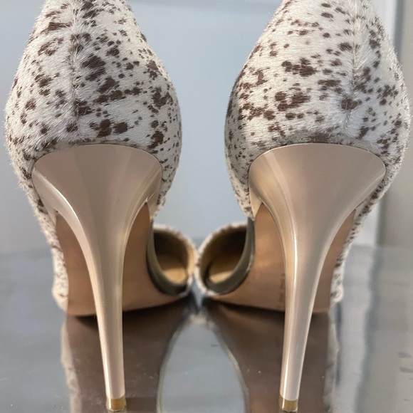 L.A.M.B Kadie Calf Hair D’Orsay Heels - Picture 5 of 7